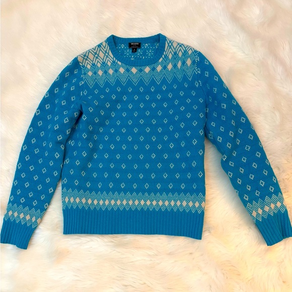 Todd Snyder Fair Isle 100% Lambswool Sweater Size Small - Picture 1 of 6